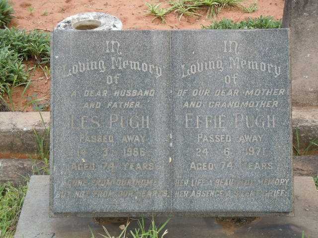 PUGH Les -1986 &amp; Effie 1971
