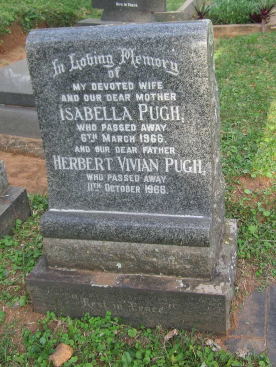 PUGH Herbert Vivian -1966 &amp; Isabella -1966