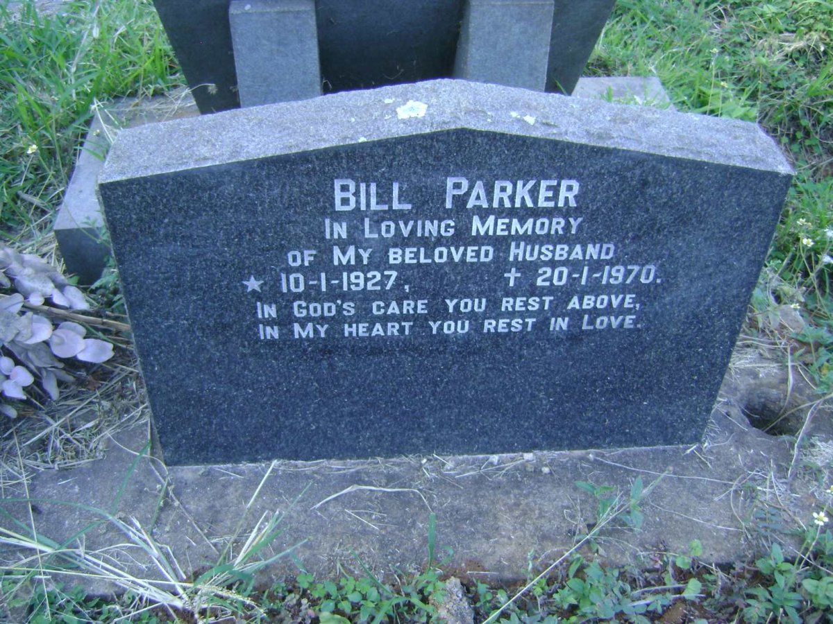 PARKER Bill 1927-1970