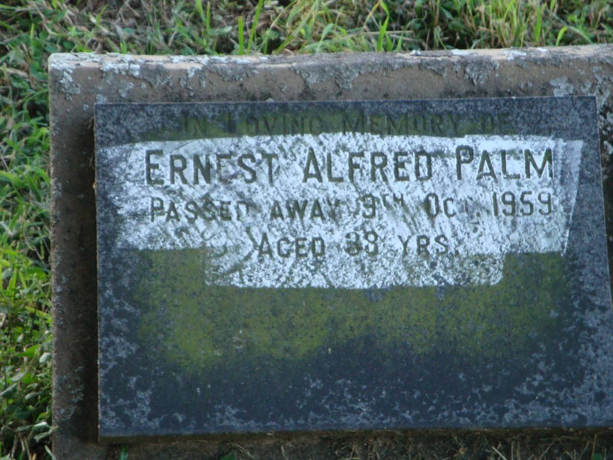 PALM Ernest Alfred -1959