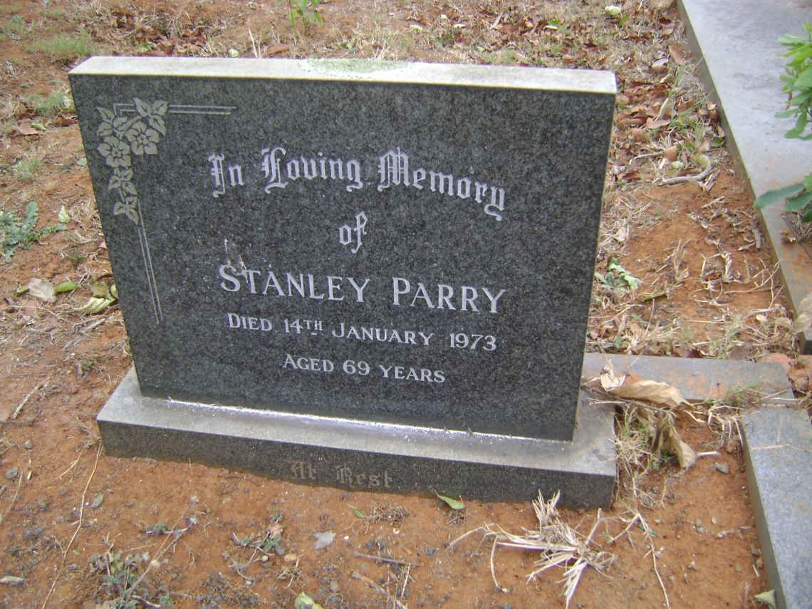 PARRY Stanley -1973