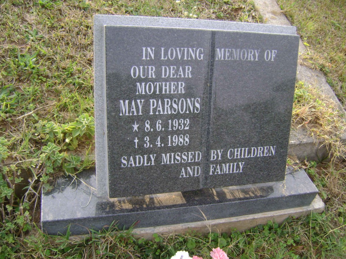 PARSONS May 1932-1988