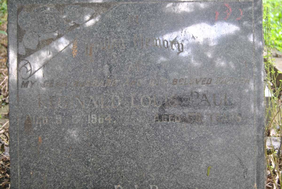 PAUL Reginald Louis  -1964