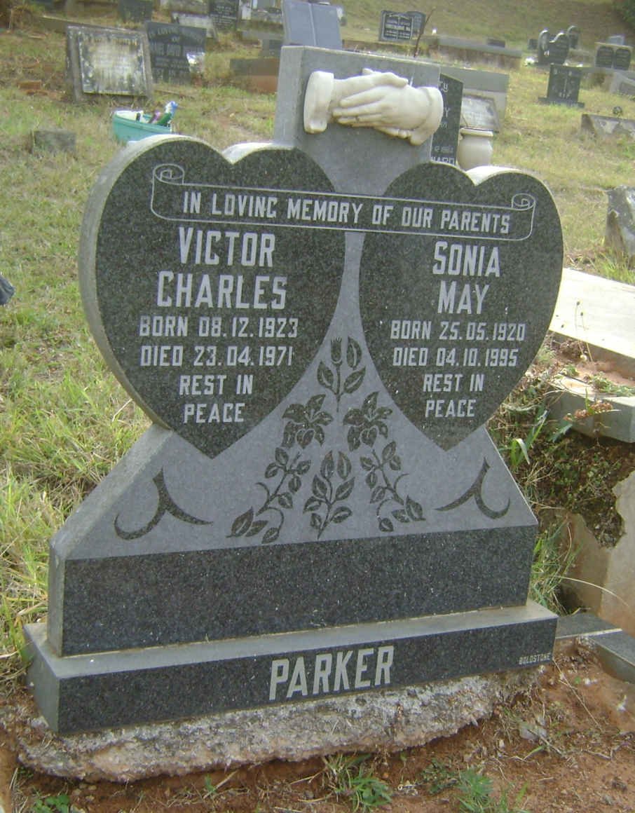 PARKER Victor Charles 1923-1971 &amp; Sonia May 1920-1995