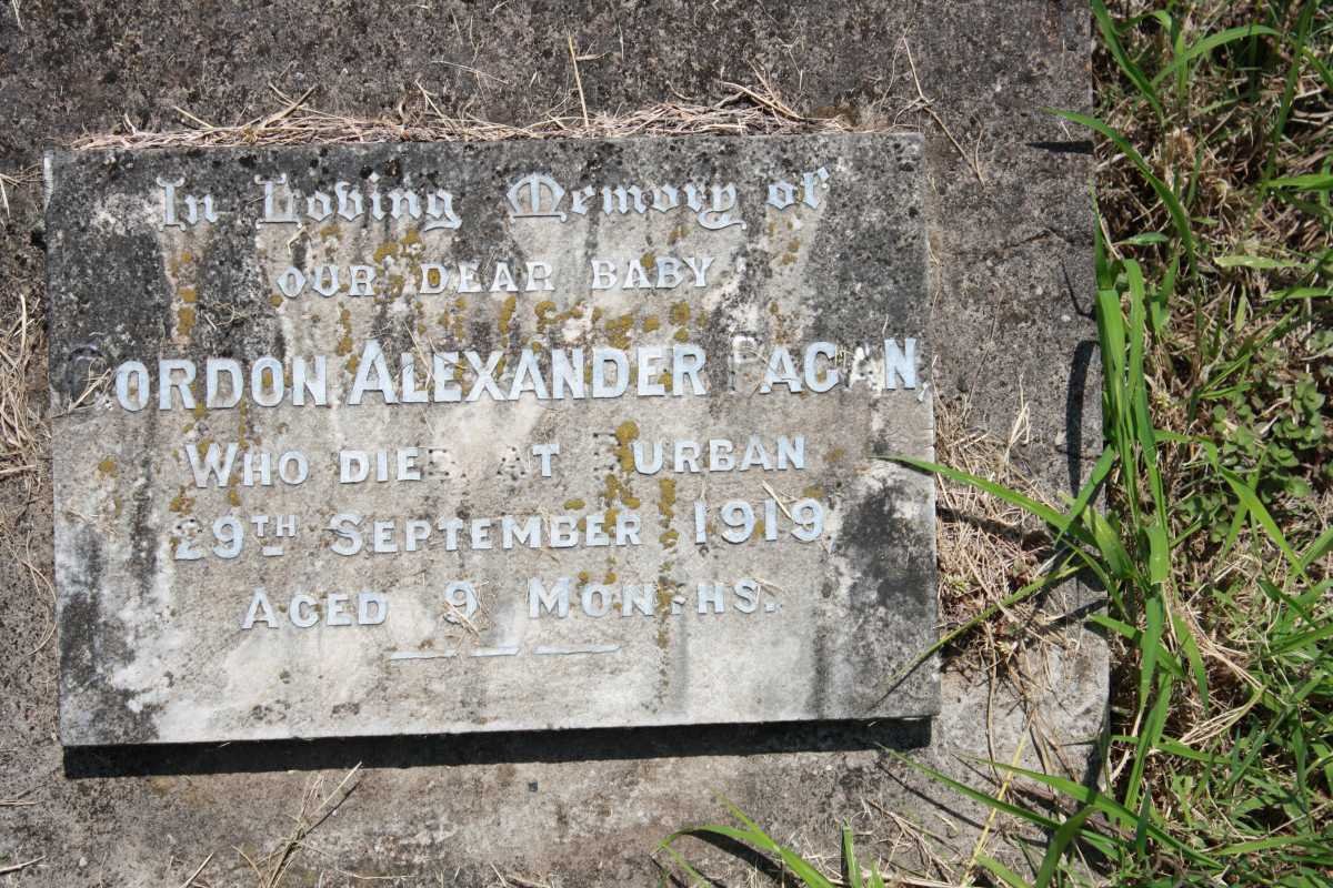PAGAN Gordon Alexander -1919