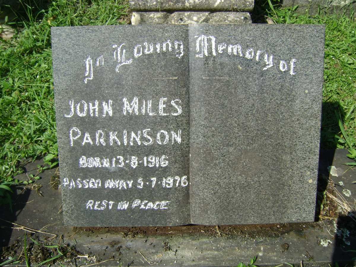 PARKINSON John Miles 1916-1976