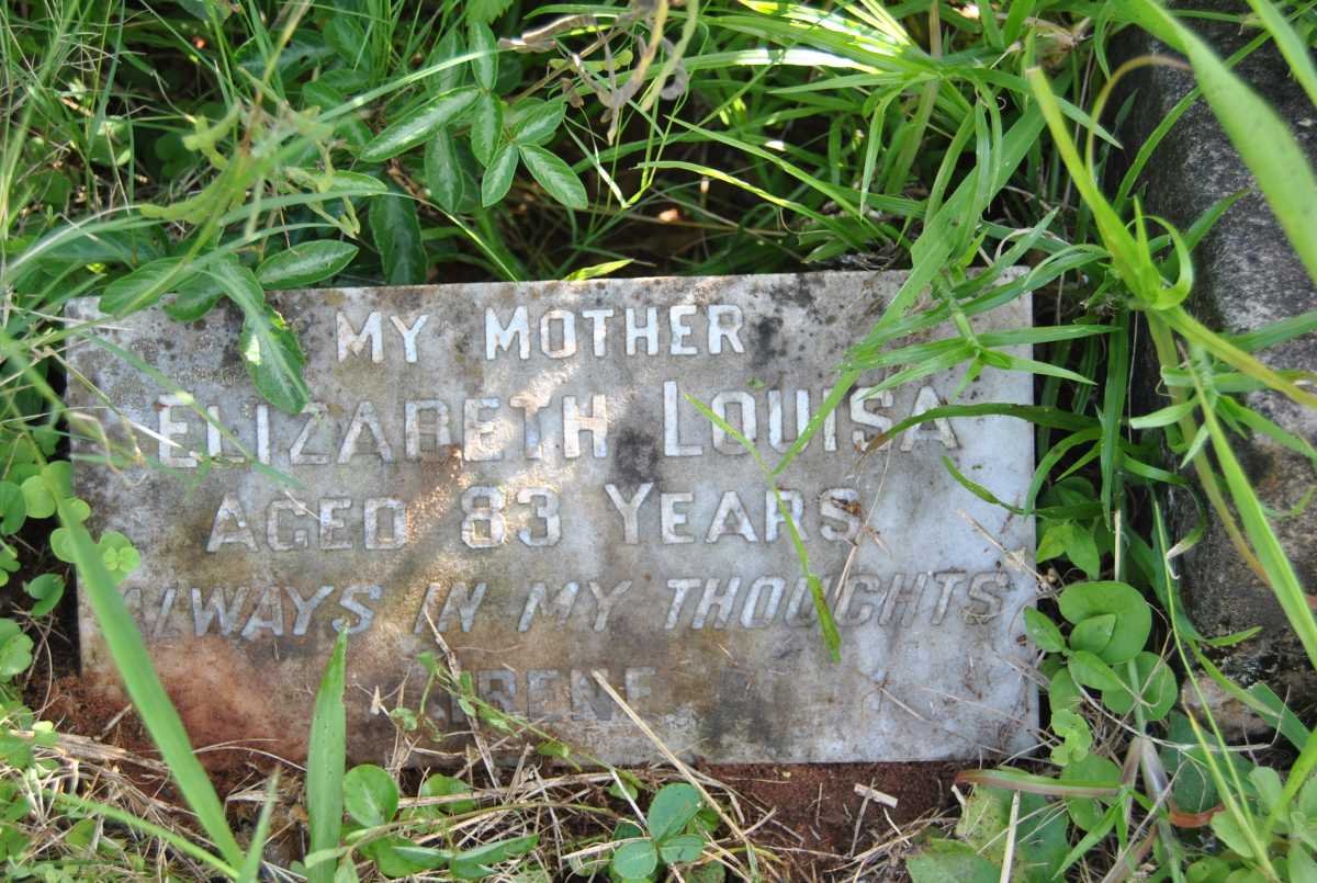 PATTERSON Elizabeth Louisa