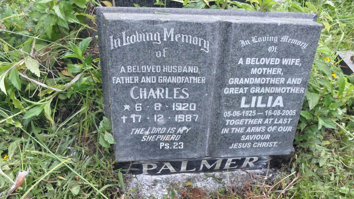 PALMER Charles 1920-1987 &amp; Lilia 1925-2005