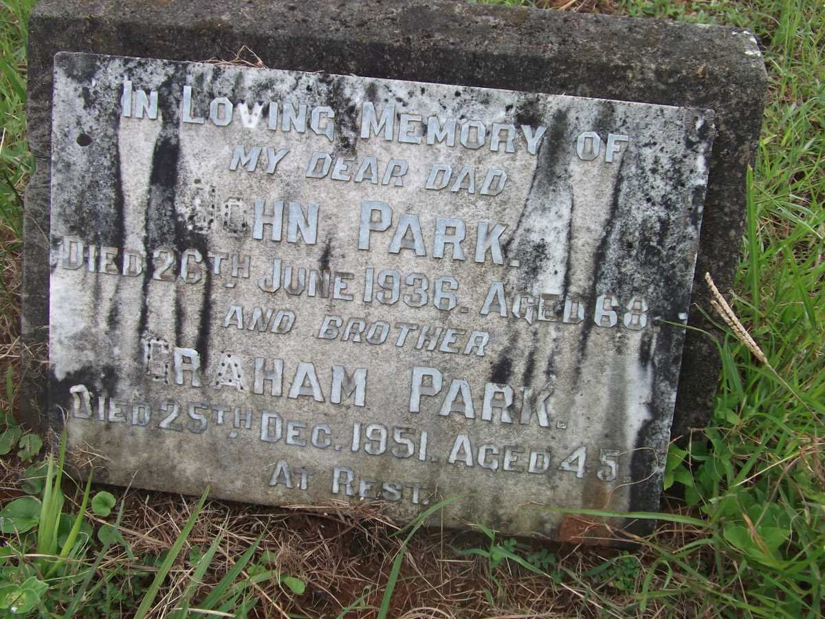 PARK John -1936 :: PARK Graham -1951