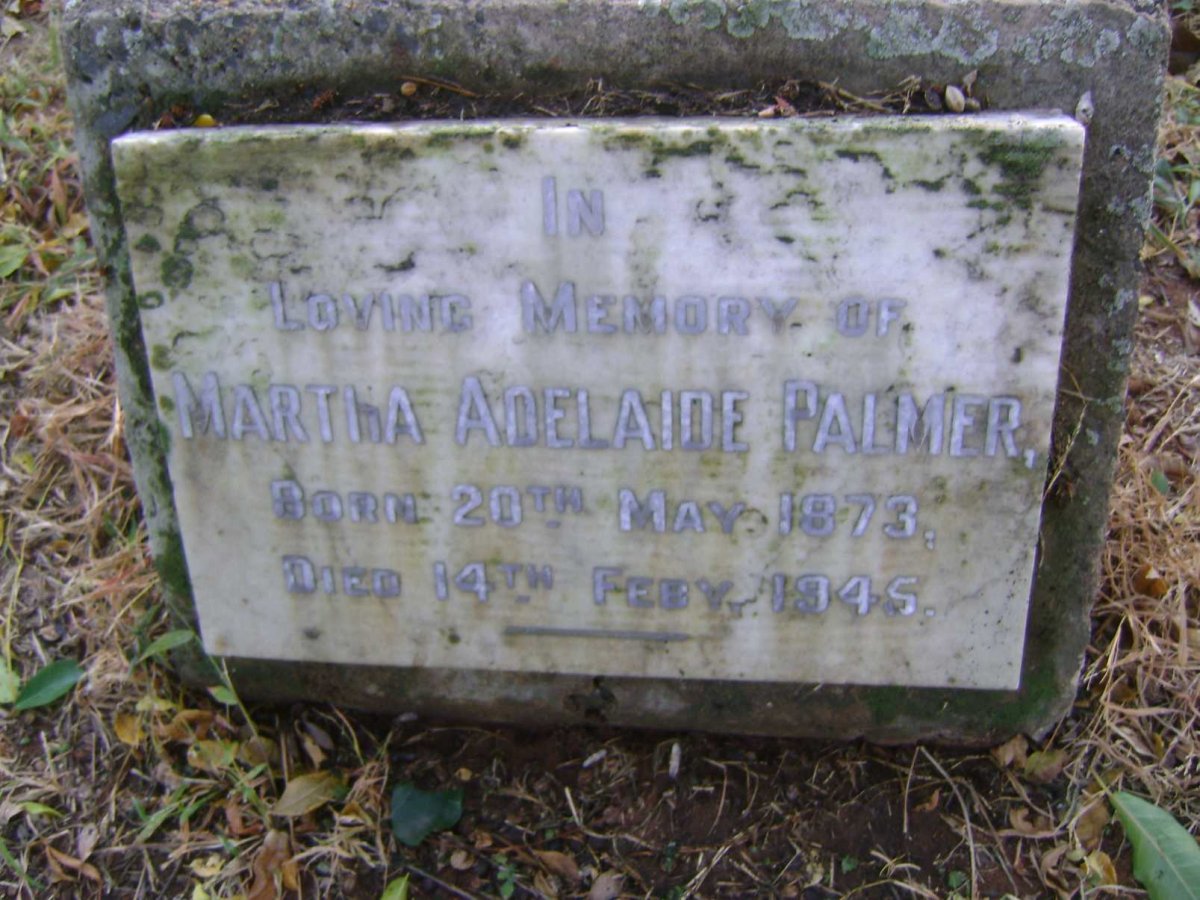 PALMER Martha Adelaide 1873-1945