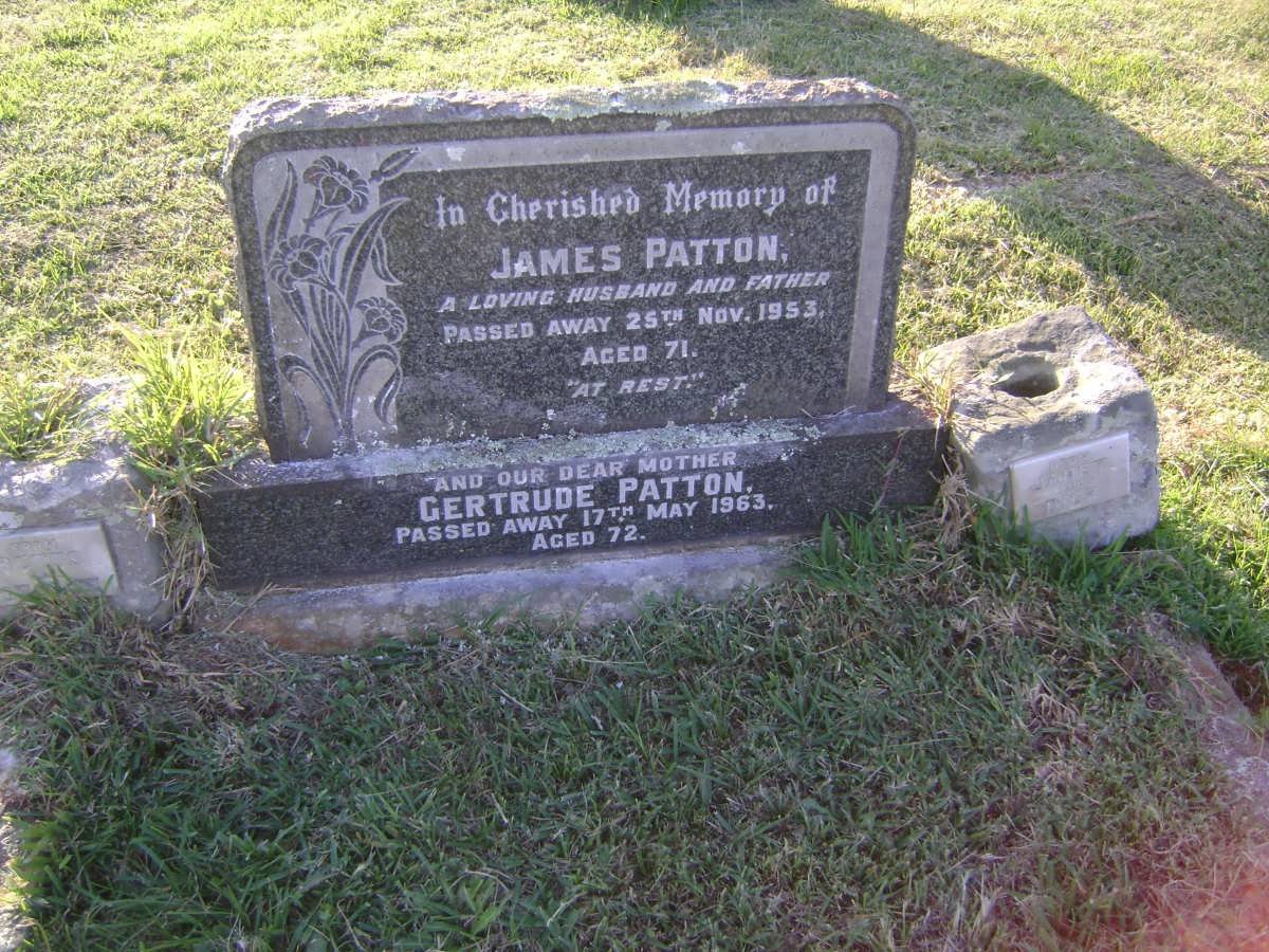 PATTON James -1953 &amp; Gertrude -1963