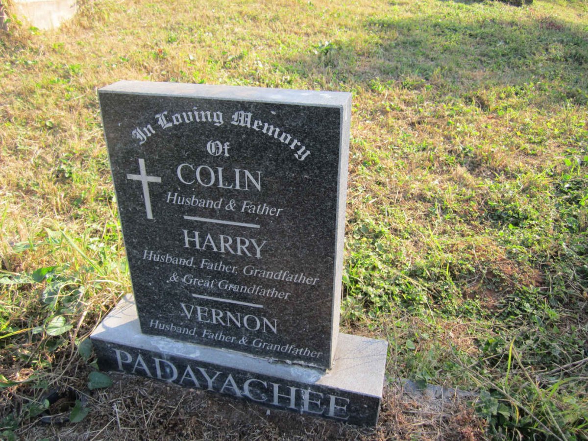 PADAYACHEE Colin :: PADAYACHEE Harry :: PADAYACHEE Vernon