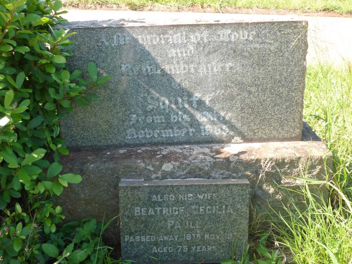 PAULL Squiff -1935 &amp; Beatrice Cecilia -1970 