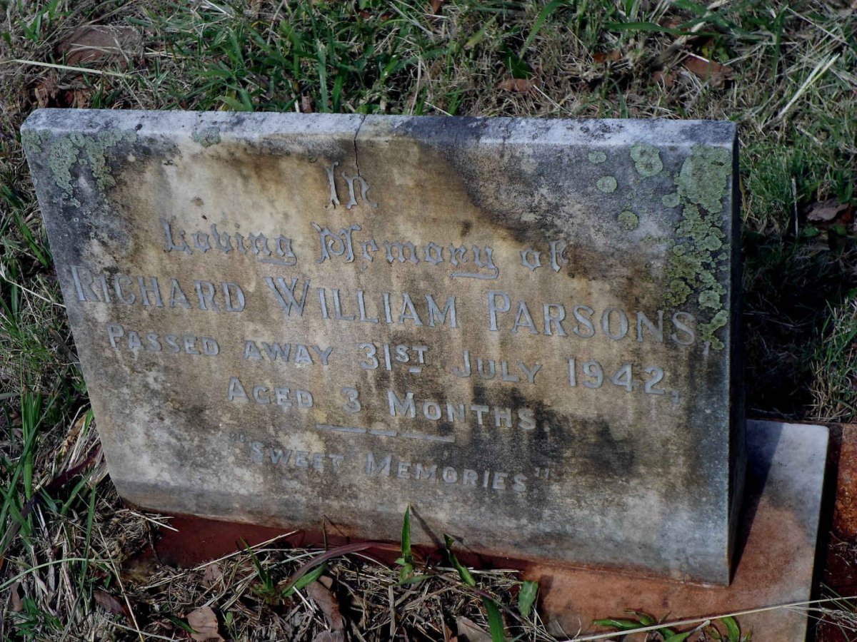 PARSONS Richard William -1942
