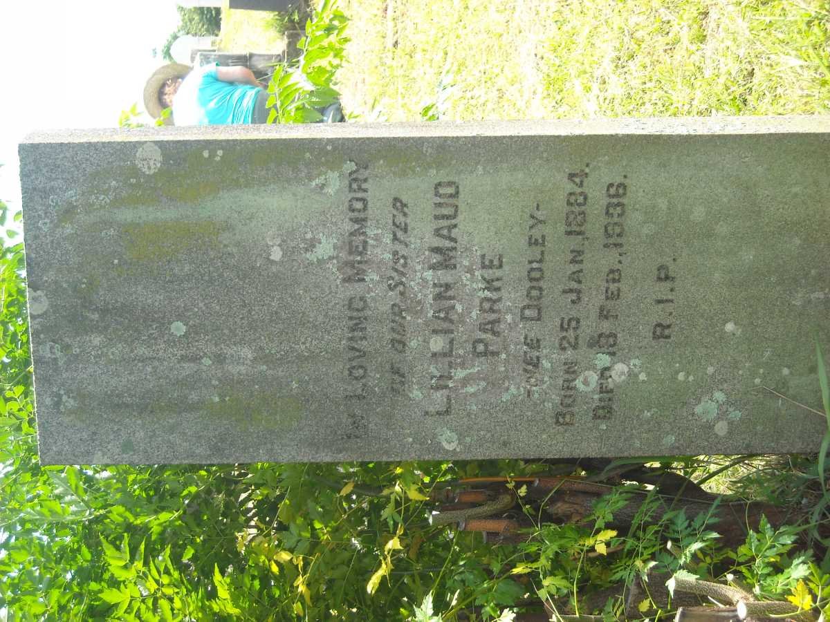 PARKE Lillian Maud nee DOOLEY 1884-1936
