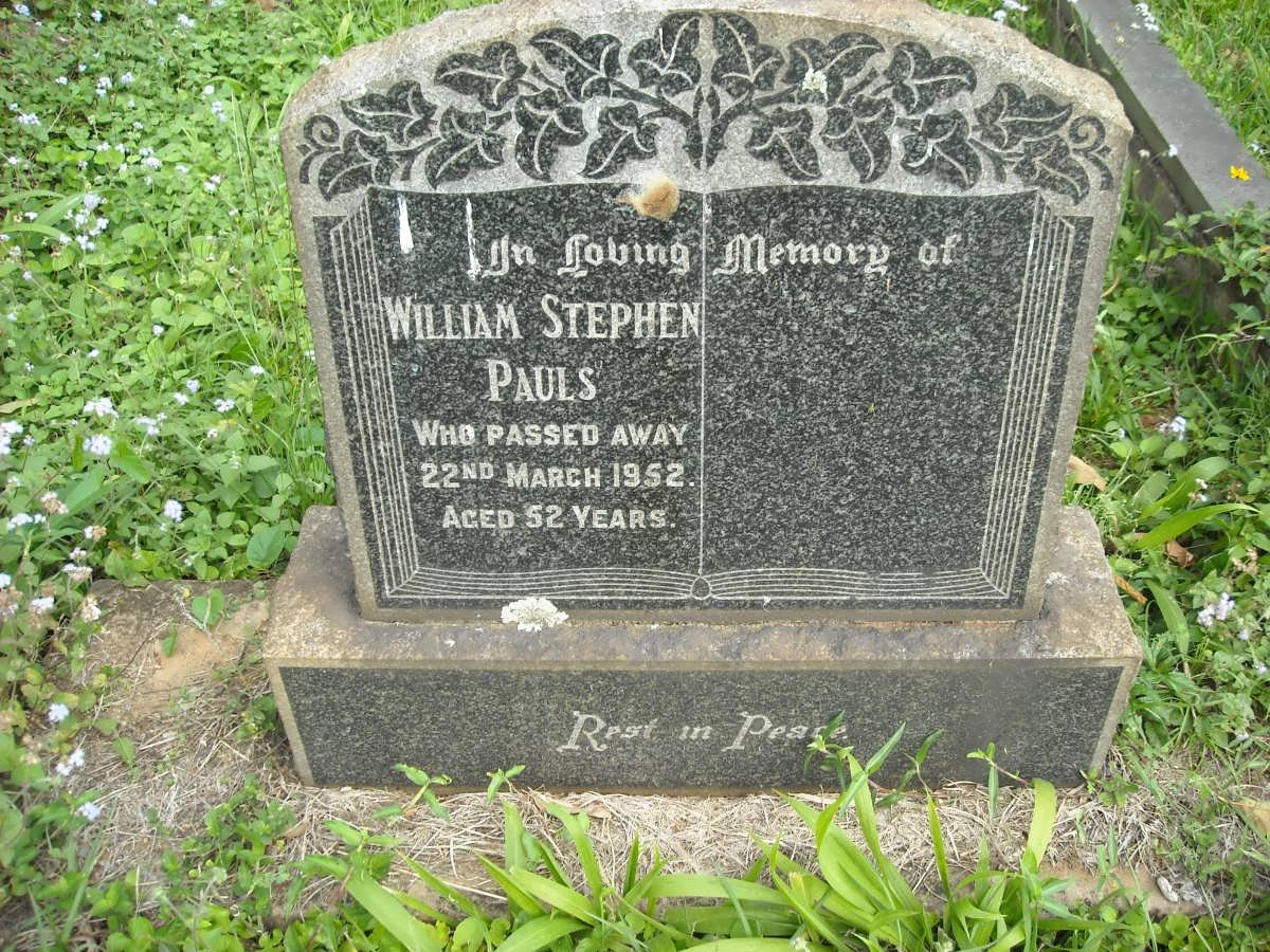 PAULS William Stephen -1952