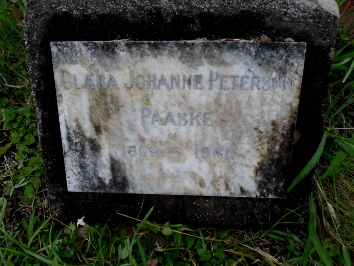 PAASKE Clara Johanne Peterson 1859-1941