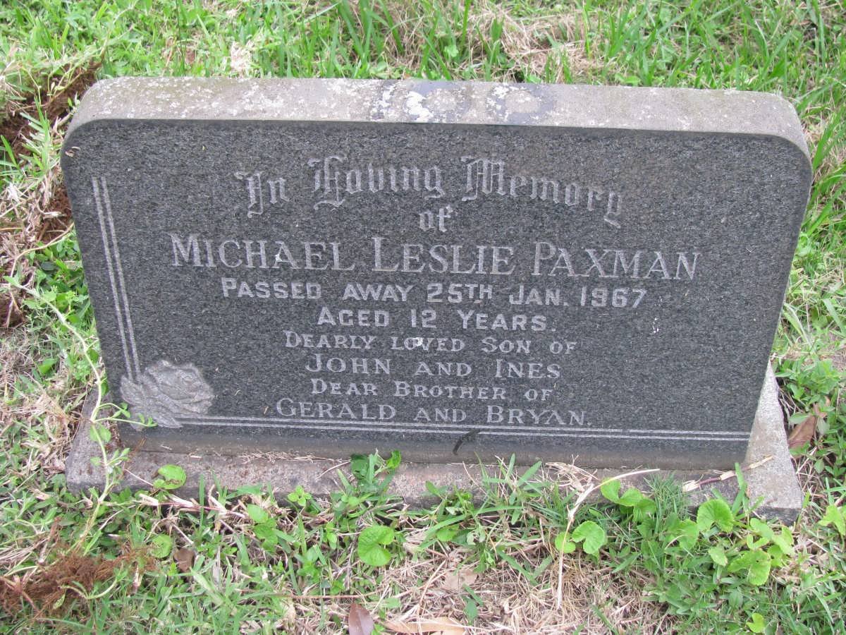 PAXMAN Michael Leslie -1967