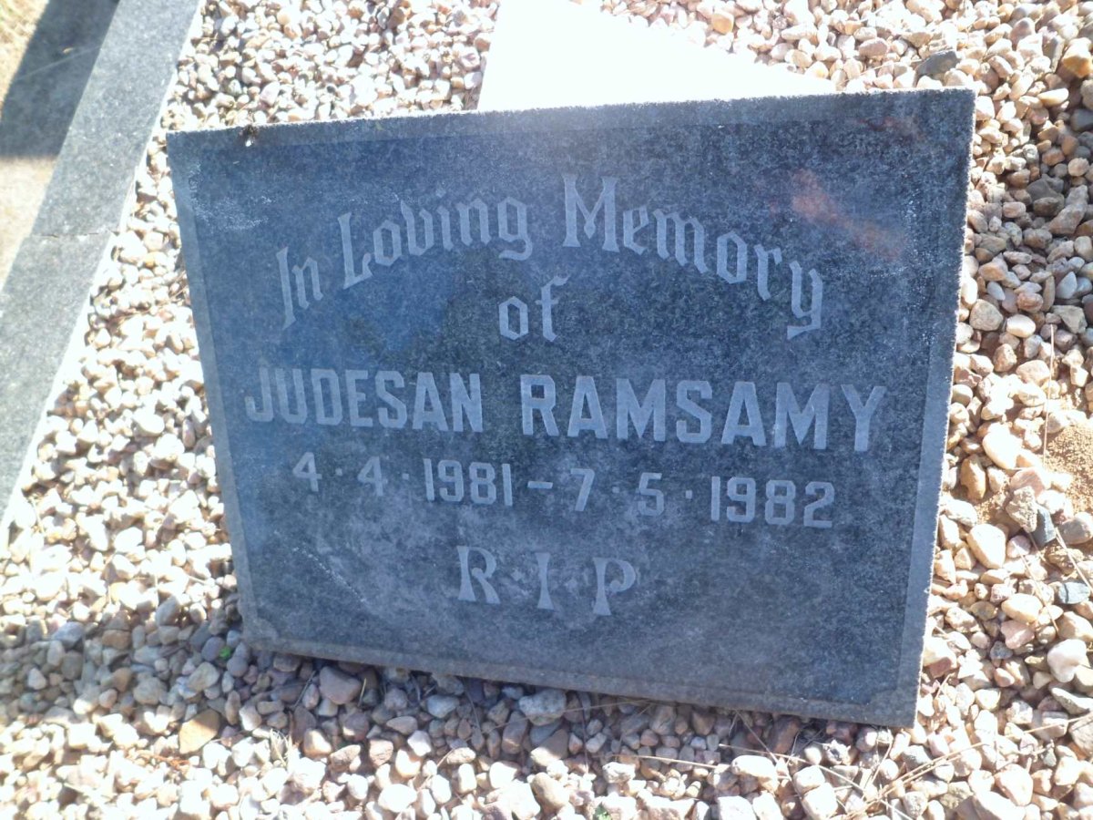 RAMSAMY Judesan 1981-1982
