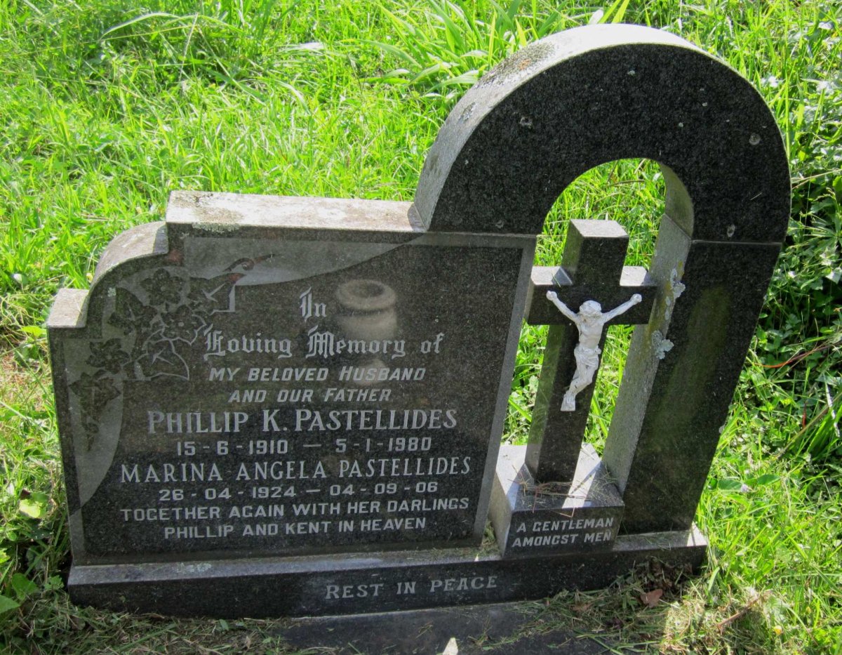 PASTELLIDES Phillip K. 1910-1980 &amp; Marina Angela 1924-2006