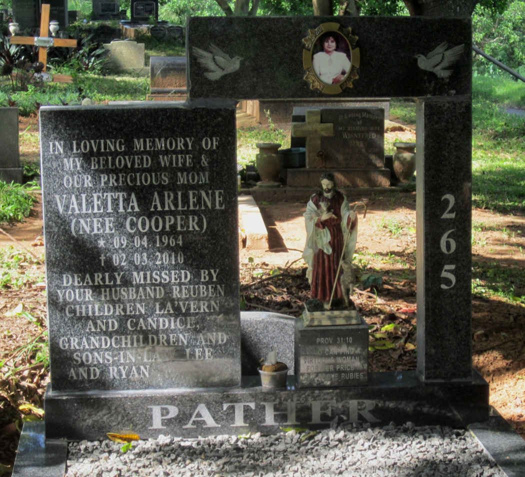 PATHER Valetta Arlene nee COOPER 1964-2010