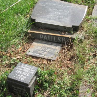 PAULSE Benjamin Arthur 1922-2003 &amp; A.M.M. 1923-1998 :: PAULSE Rob 1951-1972