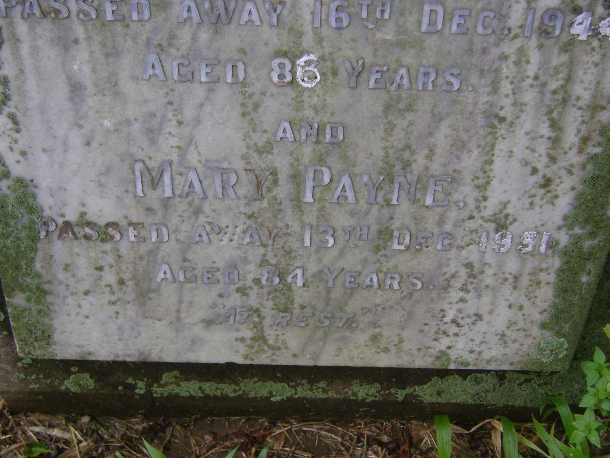 PAYNE Mary -1951