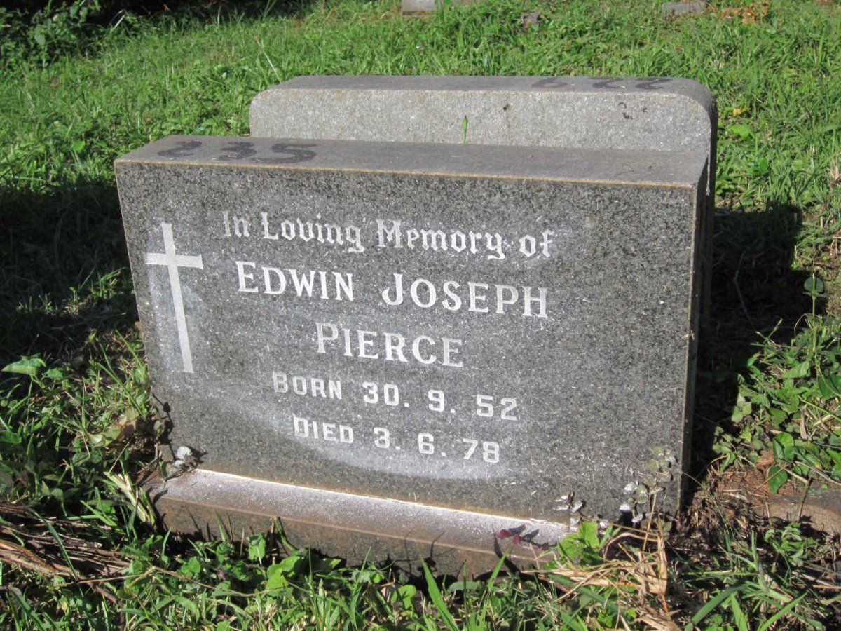 PIERCE Edwin Joseph 1952-1978