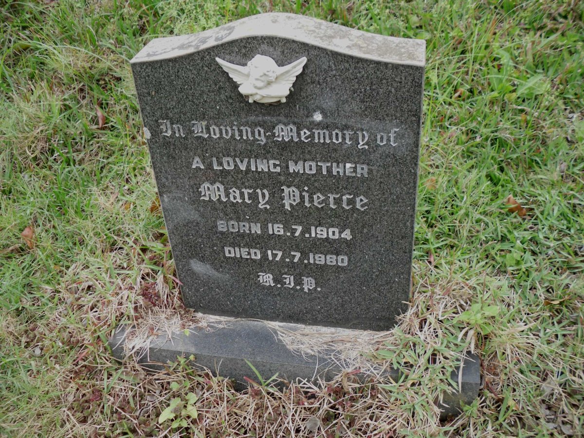 PIERCE Mary 1904-1980