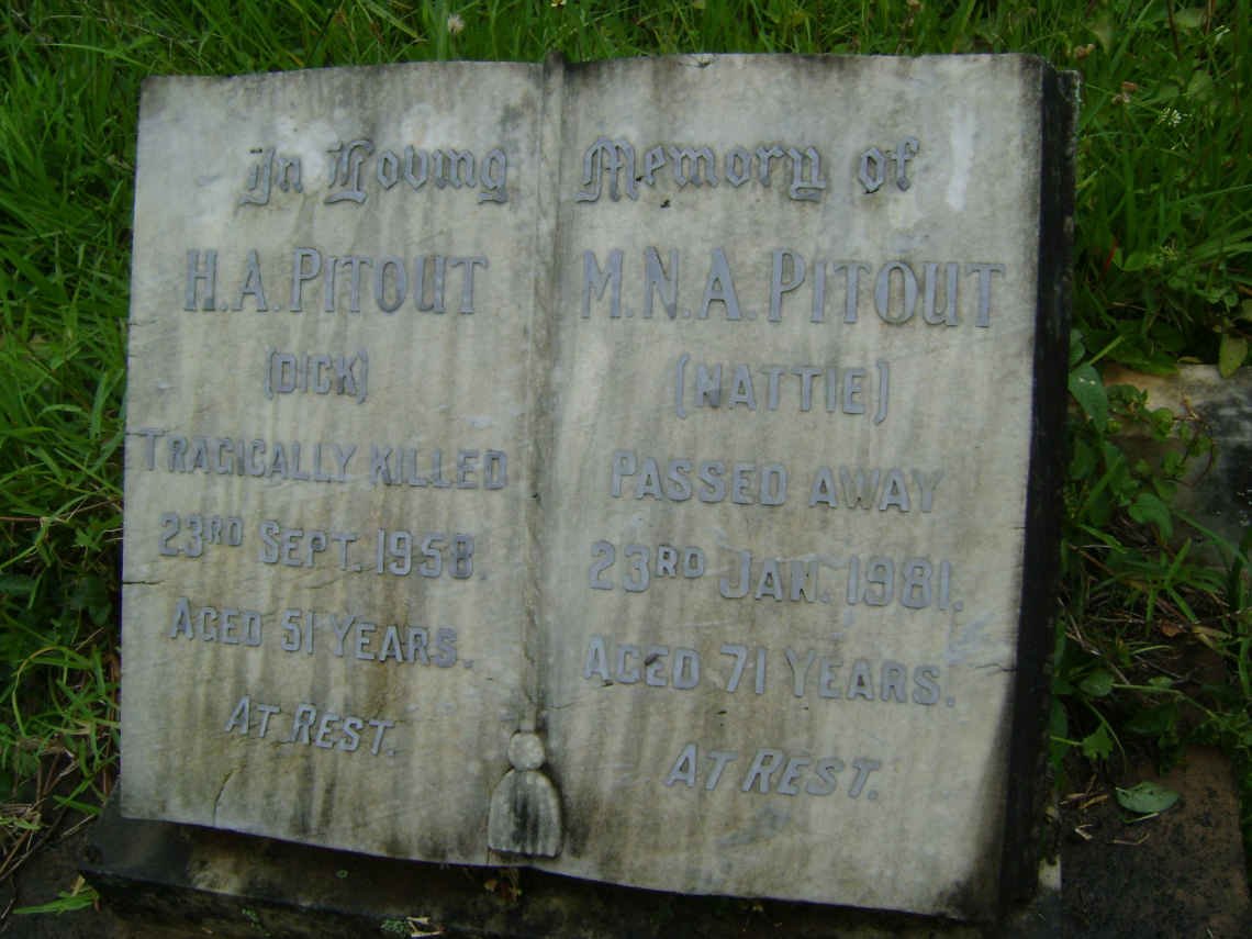 PITOUT H.A. -1958 &amp; M.N.A. -1981