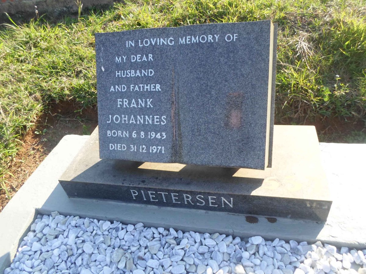 PIETERSEN Frank Johannes 1943-1971