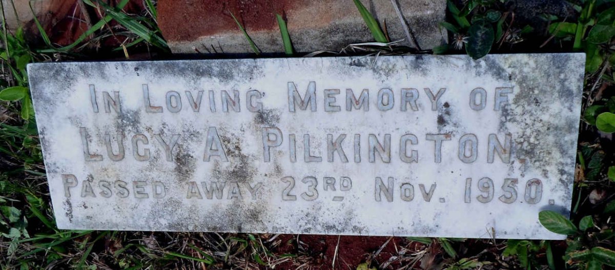 PILKINGTON Lucy A. -1950