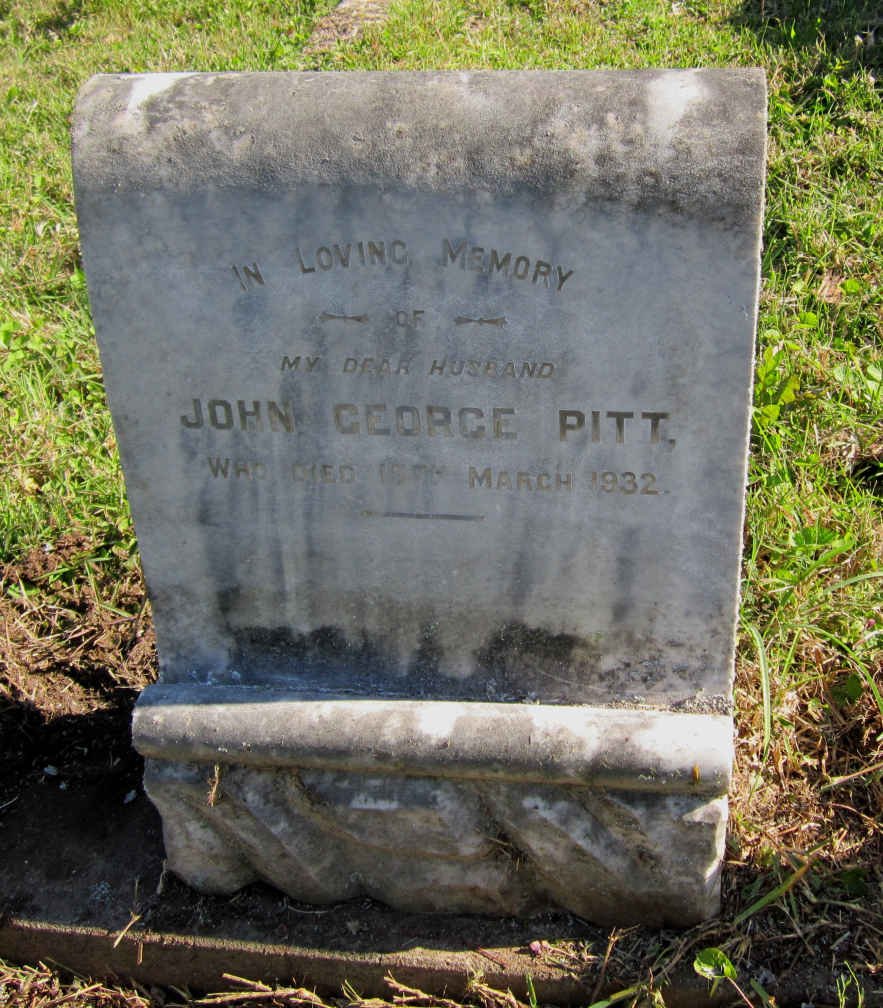 PITT John George -1932