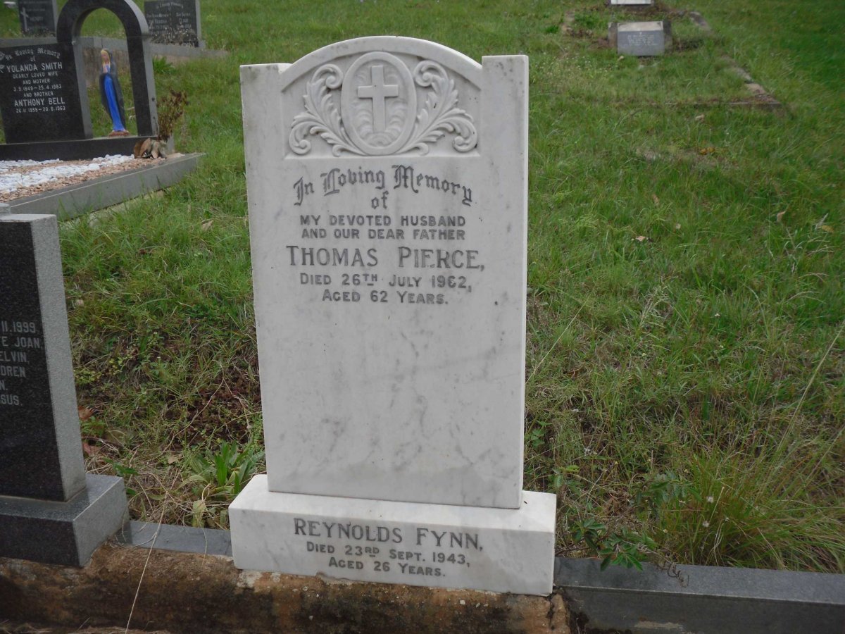 PIERCE Thomas -1962 :: FYNN Reynolds -1943
