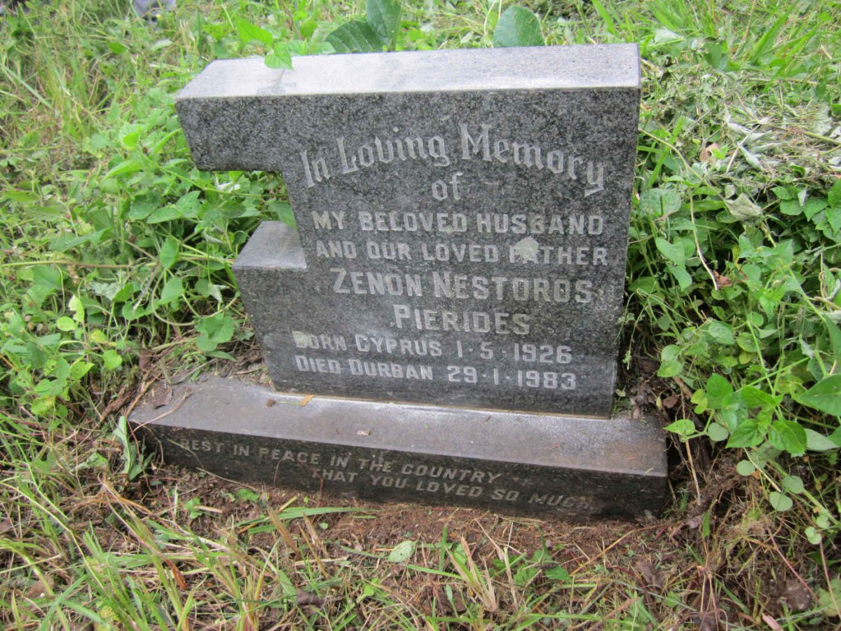 PIERIDES Zenon Nestoros 1926-1983