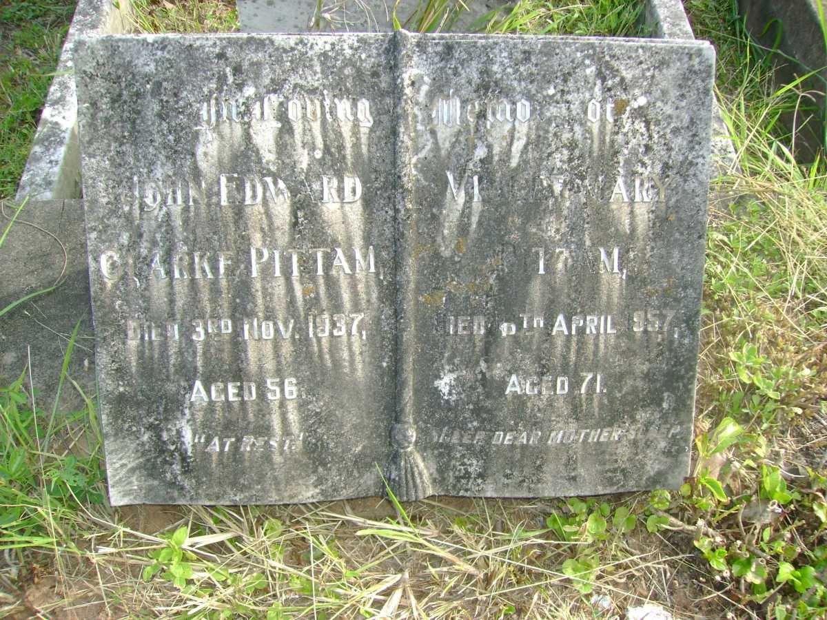 PITTAM John Edward Clarke -1937 &amp; Violet Mary -1957 :: L’ESTRANGE Myrtle Alice 1916-1966