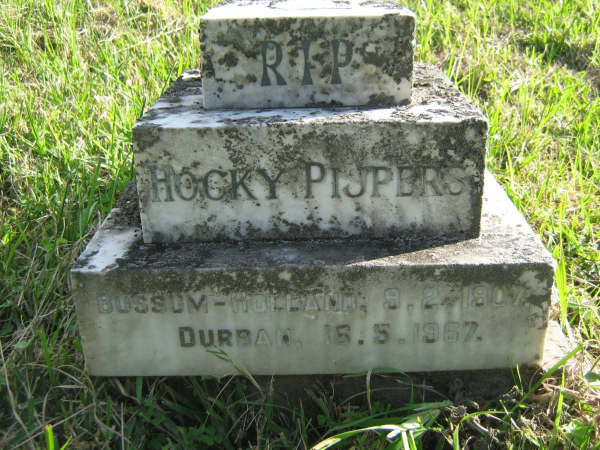PIJPERS Hocky 1907-1967