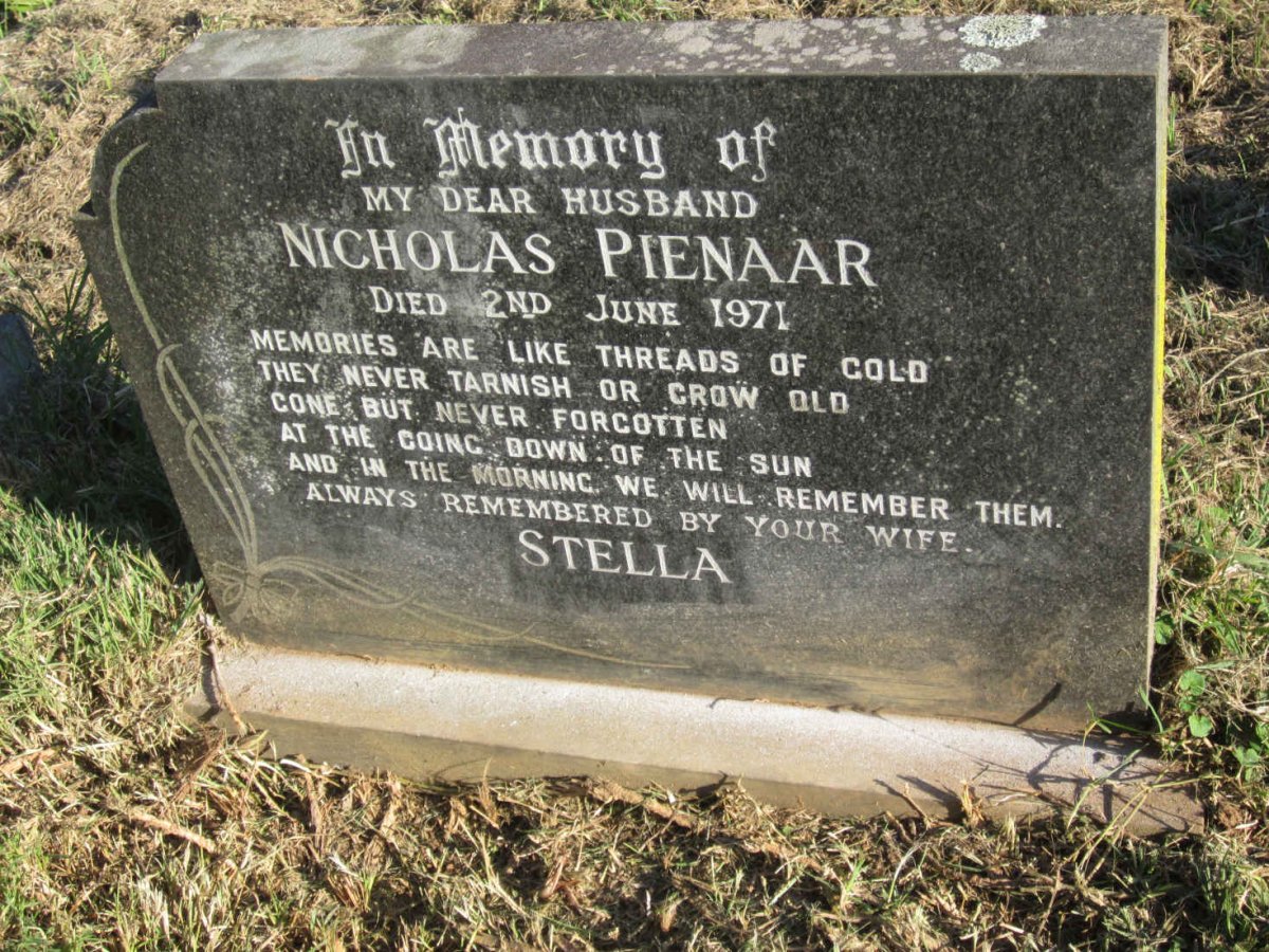 PIENAAR Nicholas -1971