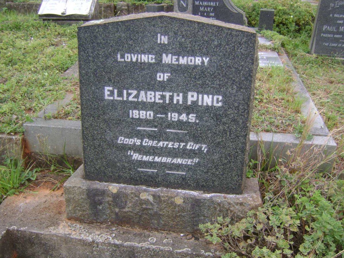 PING Elizabeth 1880-1945