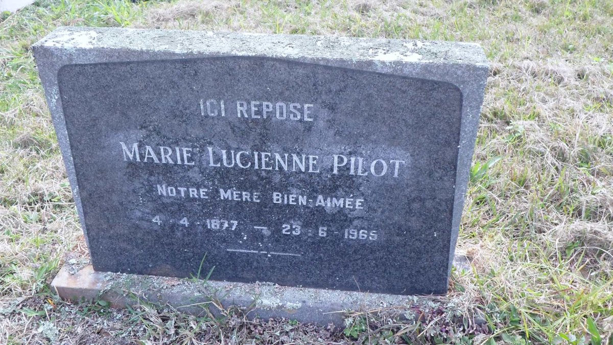 PILOT Marie Lucienne 1877-1965