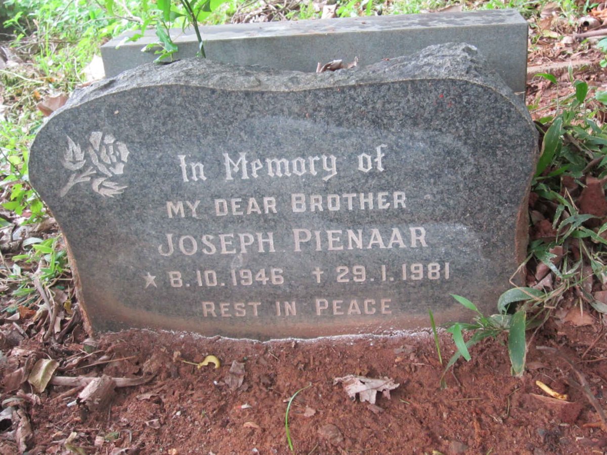 PIENAAR Joseph 1946-1981