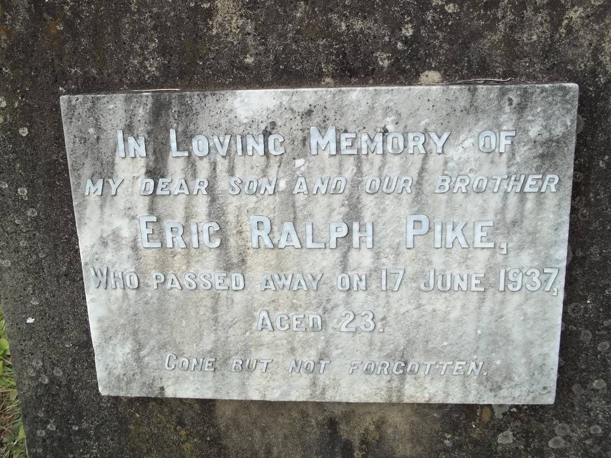 PIKE Eric Ralph -1937