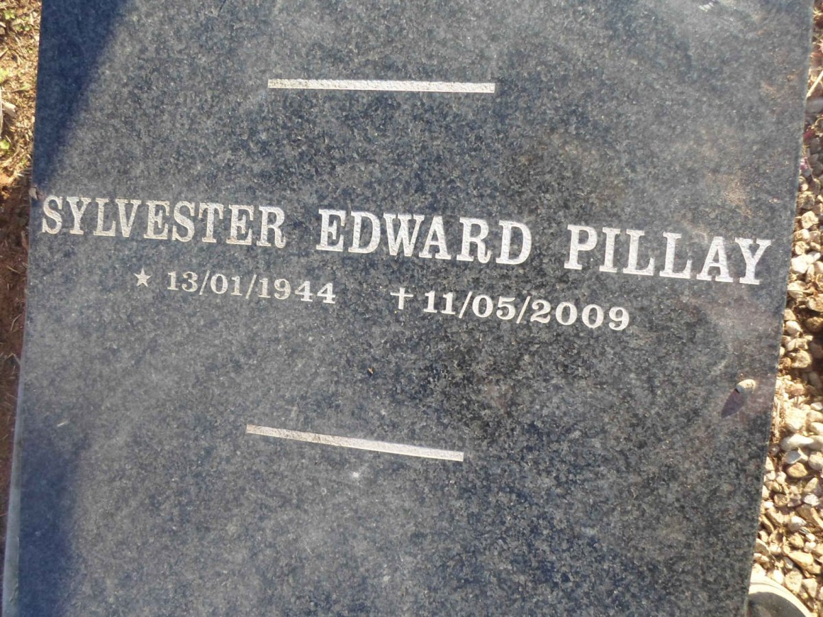 PILLAY Sylvester Edward 1944-2009
