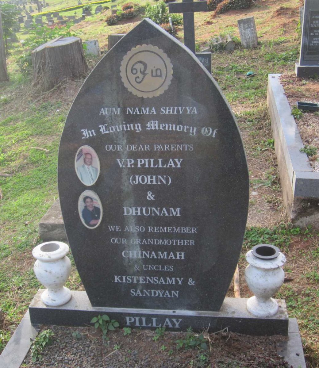 PILLAY V.P. &amp; Dhunam :: PILLAY Chinamah :: PILLAY Kistensamy :: PILLAY Sandyan