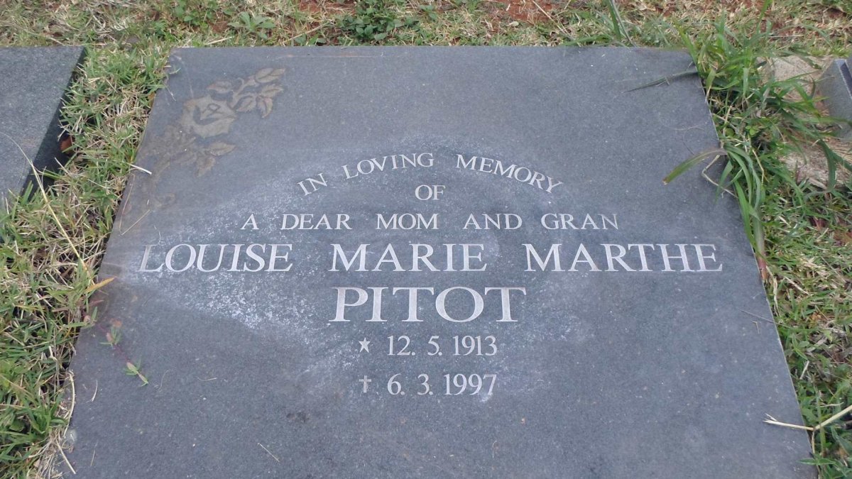 PITOT Louise Marie Marthe 1913-1997