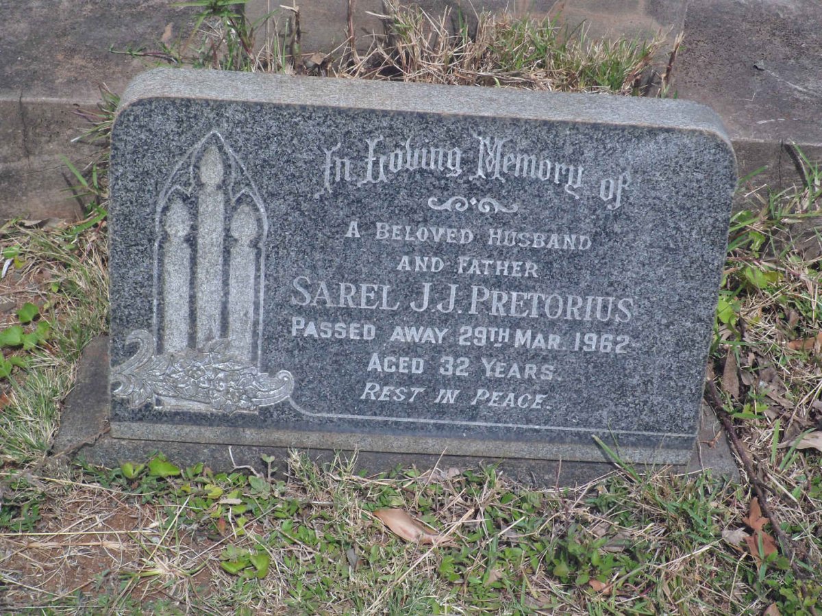 PRETORIUS Sarel J.J. -1962
