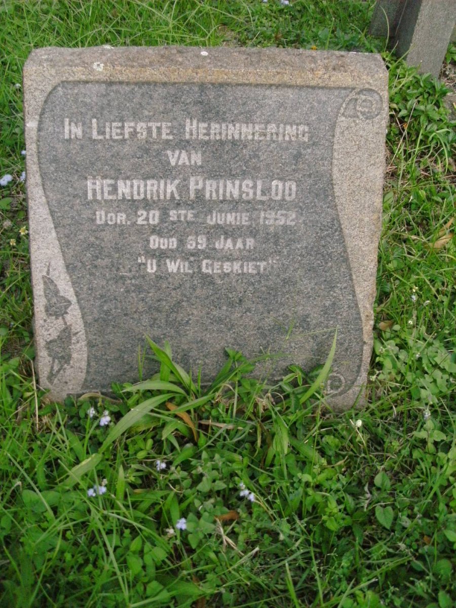 PRINSLOO Hendrik -1952