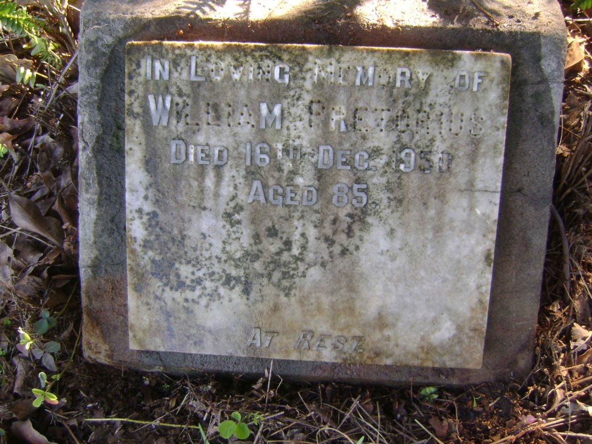 PRETORIUS William -1950