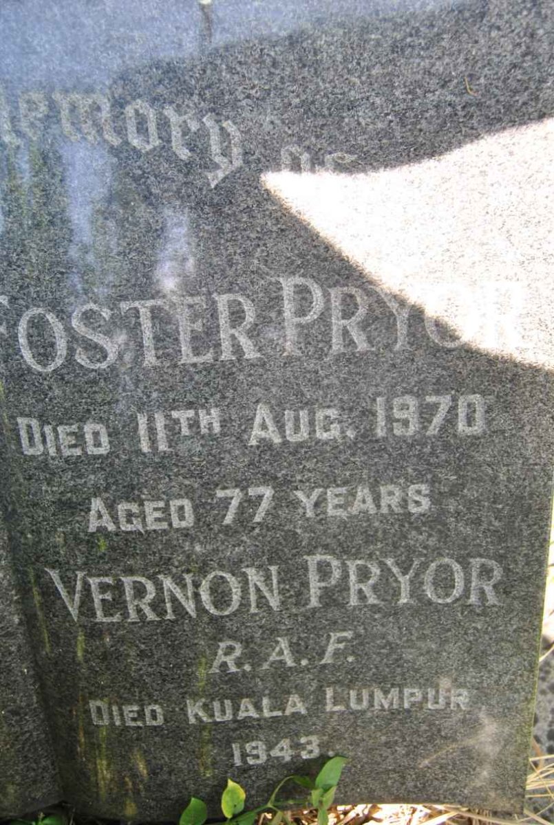 PRYOR Foster -1970 :: PRYOR Vernon -1943