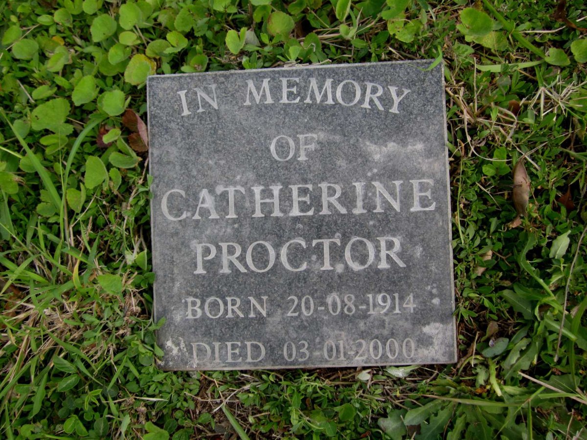 PROCTOR Catherine 1914-2000